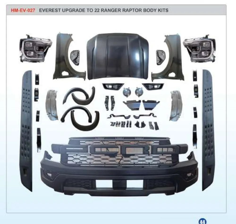 Рестайлинг-комплект для Ford Everest 2016–2021 в вид Ranger Raptor 2022+