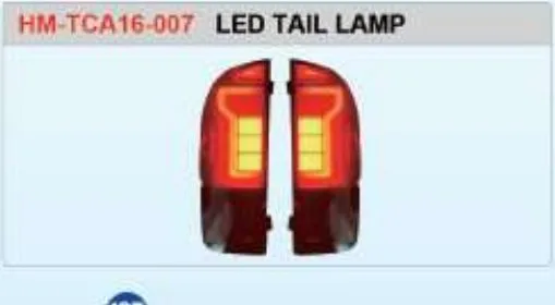 Задние LED-фонари для Toyota Tacoma 2016–2023
