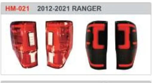 Задние LED-фонари для Ford Ranger 2012–2021