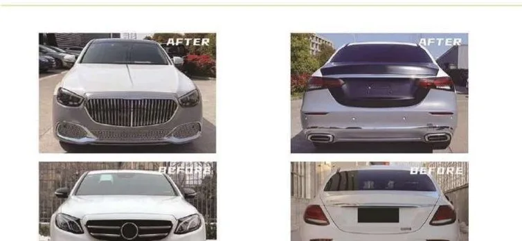 Рестайлинг-комплект для Mercedes E-класс W213 2016–2020 в вид Maybach-стиля 2021+