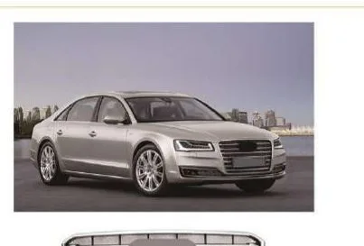 Комплект в стиле W12 для Audi A8 D4 рестайлинг 2014–2017: решётки, зеркала