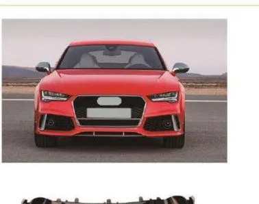 Обвес в стиле RS7 для Audi A7 4G 2016–2018 рестайлинг: бампер, диффузор, решётки