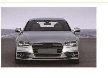 Комплект в стиле S7 для Audi A7 4G 2016–2018: решётка и задний диффузор
