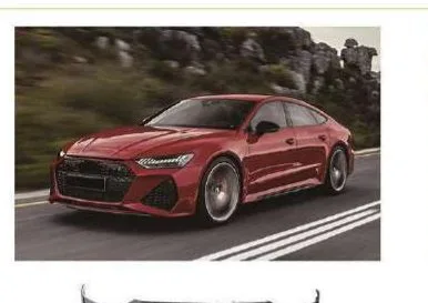 Обвес в стиле RS7 для Audi A7 C8 2018+: бампера, сплиттеры, решётки