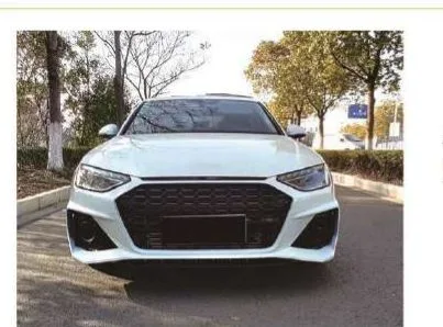 Обвес в стиле RS4 для Audi A4 B9 2020+: бампер, диффузор, решётки S4
