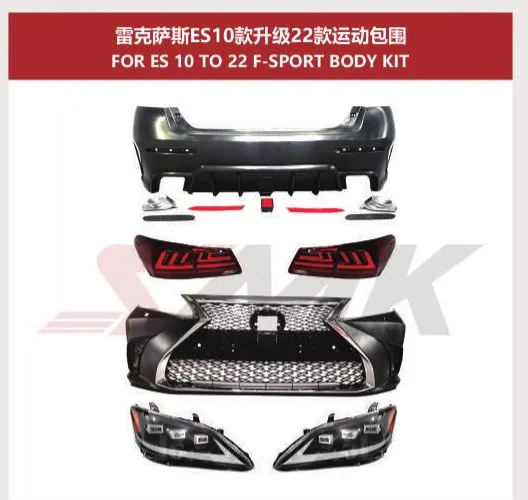 Рестайлинг-комплект для Lexus ES 2010–2012 в вид ES 2022 F-Sport