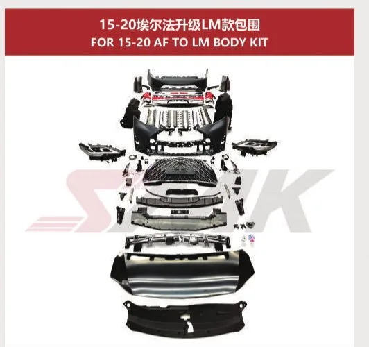 Рестайлинг-комплект для Toyota Alphard 2015–2020 в вид Lexus LM