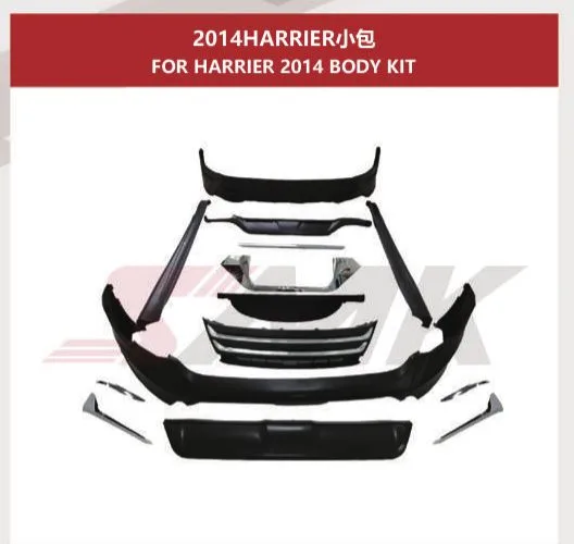 Аэрокомплект для Toyota Harrier 2013–2017 (XU60 дорестайл): губа, юбки, спойлеры