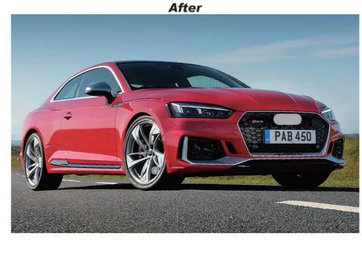 Обвес для Audi A5 F5 2017–2020 в стиле RS5 — полный комплект