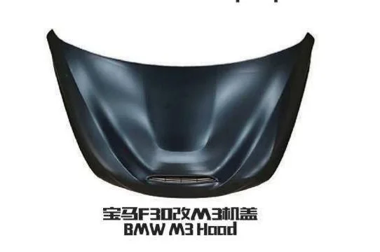 Капот для BMW 3 серии F30 2012–2018 в стиле M3/M4 с выштамповкой