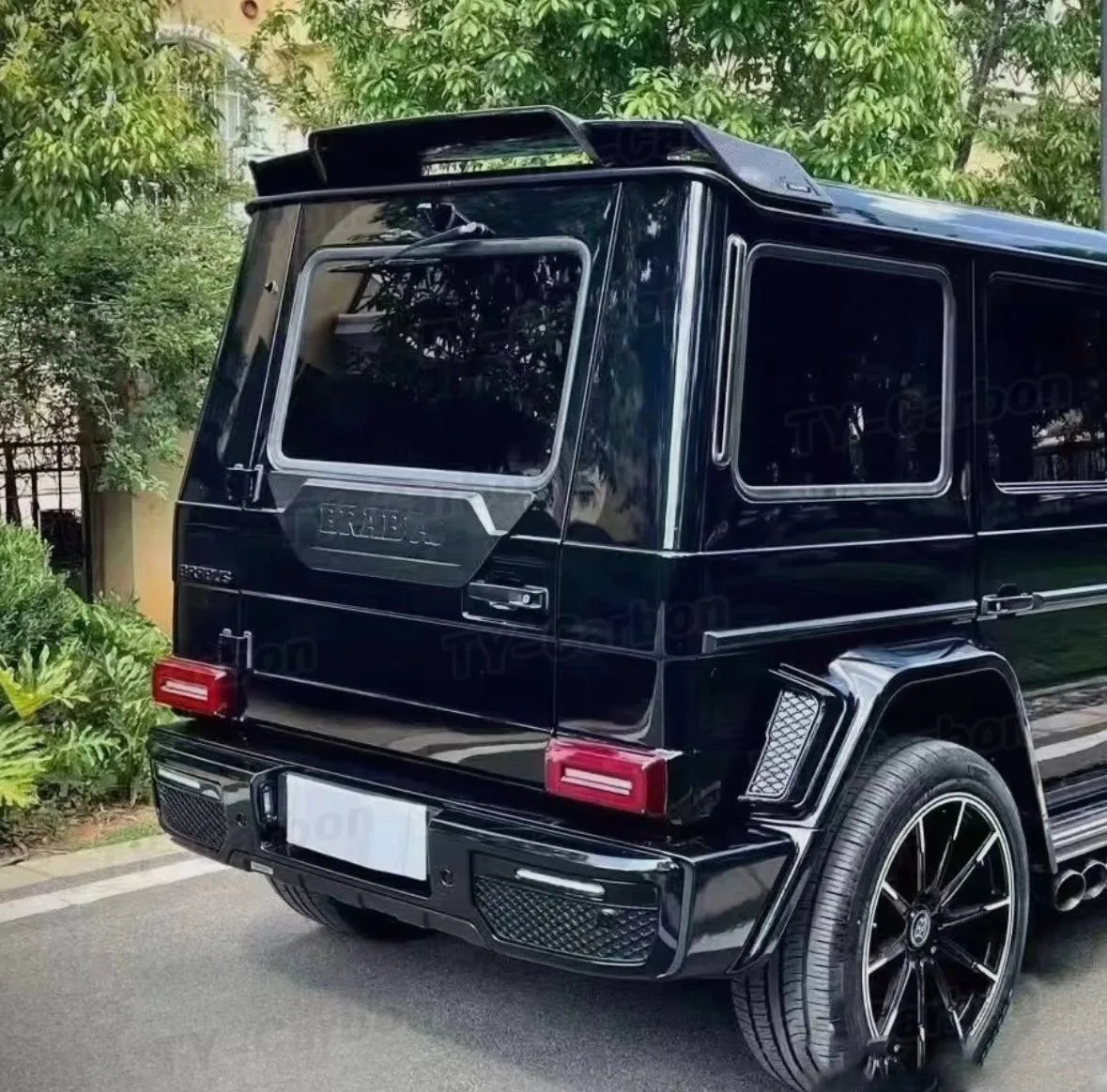 Накладка в стиле (Brabus карбон) Для Mercedes Benz G-Class W464 W463 G350 G500 G63