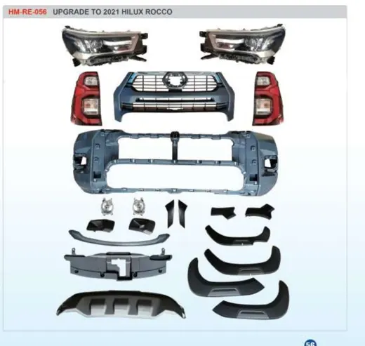 Рестайлинг-комплект для Toyota Hilux Revo 2016–2019 в вид Hilux Rocco 2021