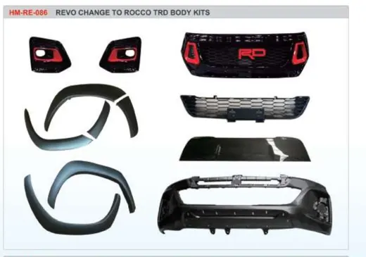 Рестайлинг-комплект для Toyota Hilux Revo 2016–2019 в вид Rocco TRD