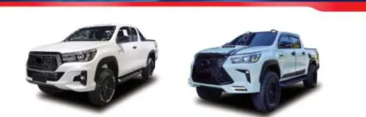 Обвес в стиле Lexus LX для Toyota Hilux Revo/Rocco 2018–2020 — фото 2