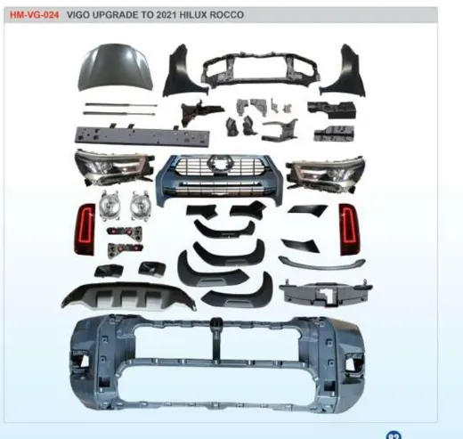 Рестайлинг-комплект для Toyota Hilux Vigo 2005–2014 в вид Hilux Rocco 2021