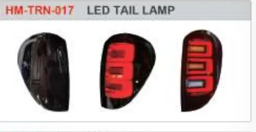 Задние LED-фонари для Mitsubishi L200 2005–2014, тонированные