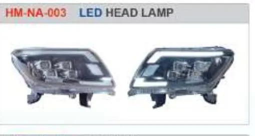 Передние LED-фары для Nissan Navara NP300 2015–2020