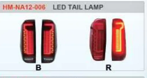 Задние LED-фонари для Nissan Navara D40 2005–2014