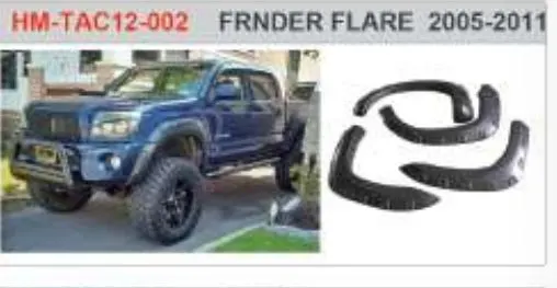 Расширители колёсных арок для Toyota Tacoma 2005–2011, pocket style