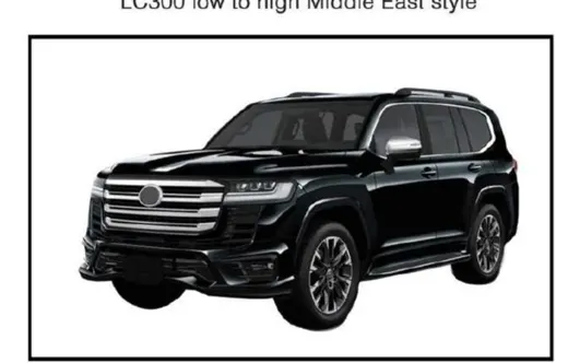 Рестайлинг-комплект для Toyota Land Cruiser 300 2021+ в ближневосточной версии — фото 2