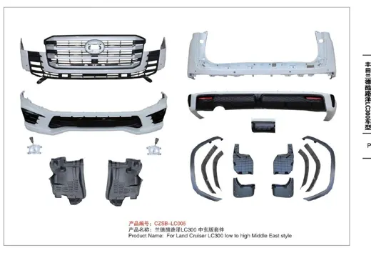 Рестайлинг-комплект для Toyota Land Cruiser 300 2021+ в ближневосточной версии