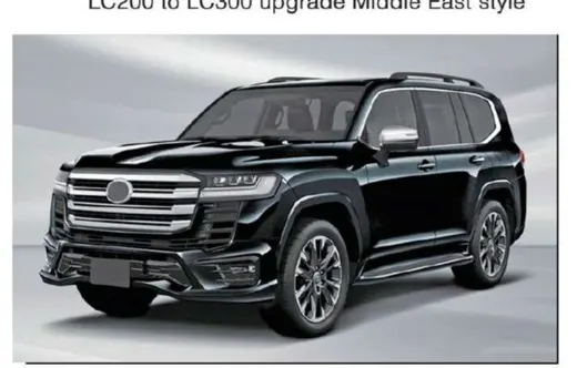 Рестайлинг-комплект для Toyota Land Cruiser 200 2007–2021 в вид Land Cruiser 300 (ближневосточная версия) — фото 2