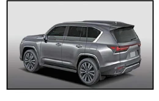 Рестайлинг-комплект для Toyota Land Cruiser 300 2021+ в вид Lexus LX600 VIP — фото 3