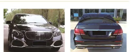 Обвес для Mercedes E-класс W212 рестайлинг 2013–2016 в стиле Maybach W223: бампера в сборе — фото 1