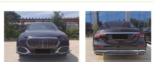 Обвес для Mercedes E-класс W213 рестайлинг 2020–2023 в стиле Maybach W223: бампера в сборе