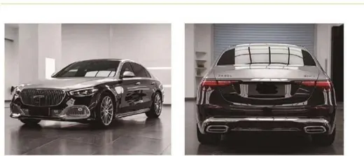 Обвес для Mercedes S-класс W223 2020+ в стиле Maybach: передний и задний бампер