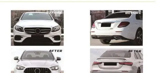 Рестайлинг-комплект для Mercedes E-класс W213 2016–2020 в вид E63 AMG 2021+