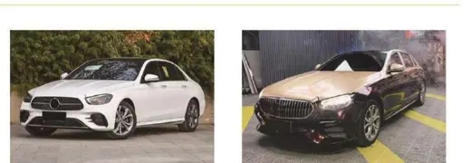 Передний бампер для Mercedes E-класс W213 2021–2022 в стиле E63 AMG (классическая решётка) — фото 1
