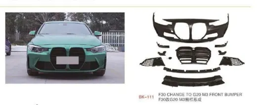 Обвес для BMW 3 серии F30 2012–2018 в стиле M3 G20: бампера, выхлоп