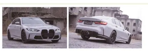 Рестайлинг-комплект для BMW 3 серии F30 2012–2018 в вид M3 G80, широкий кузов
