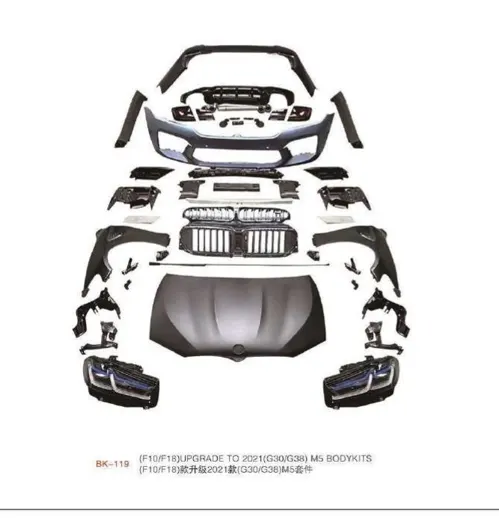 Рестайлинг-комплект для BMW 5 серии F10/F18 2010–2017 в вид M5 G30 2021+ — фото 2