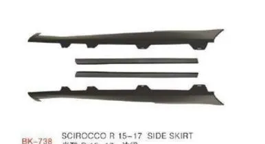 Обвес для VW Scirocco 2014–2017 в стиле Scirocco R: бамперы, пороги, зеркала — фото 3