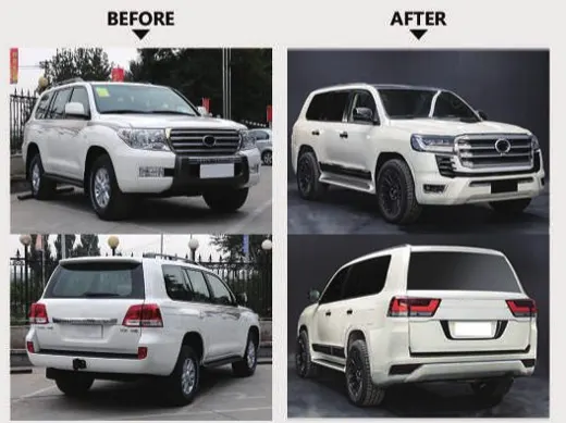 Рестайлинг-комплект для Toyota Land Cruiser 200 2008–2015 в вид LC300, версии simple / 1:1 — фото 3