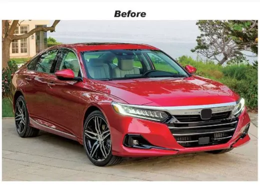 Передний бампер для Honda Accord 2018–2021 в стиле Type-R — фото 3