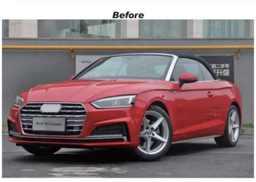 Передний бампер для Audi A5 F5 рестайлинг 2021+ в стиле RS5 — фото 3