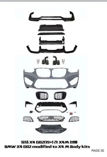 Обвес для BMW X4 G02 2019+ в стиле X4M — фото 2