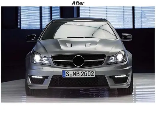 Обвес для Mercedes C-класса W204 2008–2014 в вид C63 AMG 2014: бампера, юбки