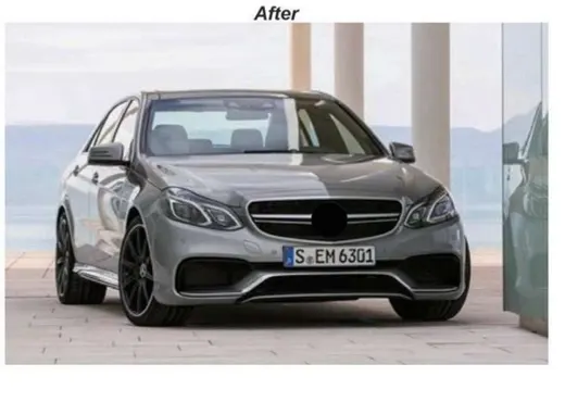 Передний бампер для Mercedes E-класса W212 2011–2015 в стиле E63 AMG — фото 1