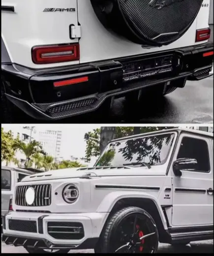 Обвес передний и задний диффузор для Benz G-Class W464 G63 G350 G500 (карбон)