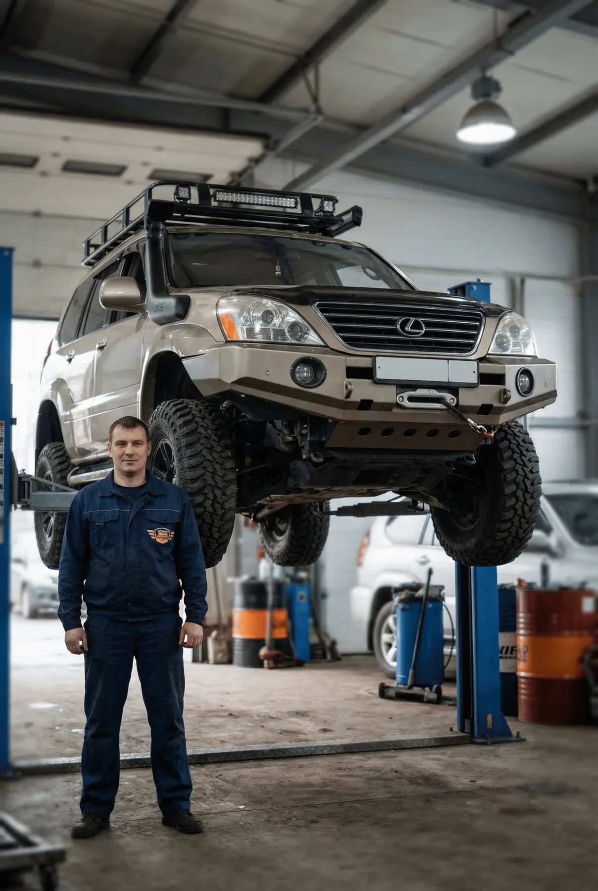Мастер JU-TUNING в боксе